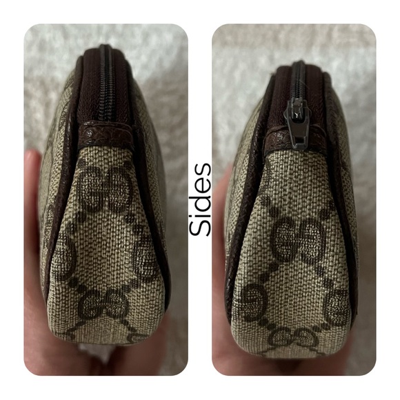 Authentic: Vintage Gucci Web Sherry Line Cosmetic Bag - Picture 6 of 7